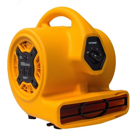 Xpower Speed-dry surfaces and tight spaces with powerful, focused air from the commercial-grade P-130A centrifugal air mover! Portable and energy-efficient. P-130A